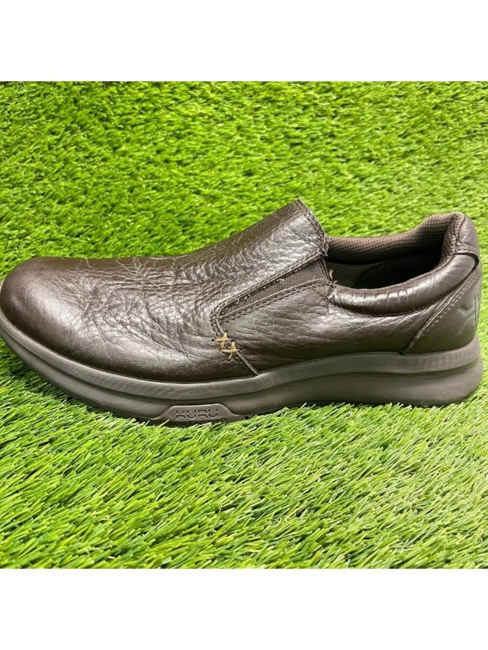 Kuru Kivi 2 Mens Size 11E Triple Brown Classic Walking Leather Slip-On Shoes